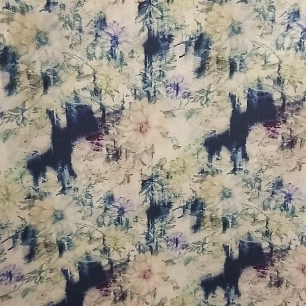 Construct Floral Abstract Design Button Down - Picture 3 of 5